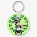 Leprechaun keychains