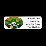 Leprechaun Kilroy Address Label