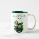 leprechaun party, Happy St Patricks Day mugs