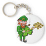 Leprechaun Playing Guitar Key Chain
