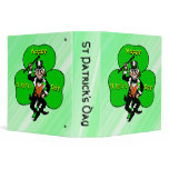 Leprechaun Shamrock Binder