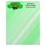 Leprechaun Shamrock Letterhead