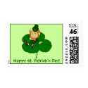 Leprechaun Shamrock postage