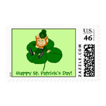 Leprechaun Shamrock Postage