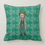 Leprechaun Shamrocks American MoJo Pillow