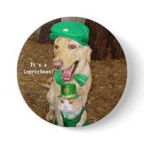 Leprechaun Sighting buttons by myrtieshuman Leprechaun Sighting buttons