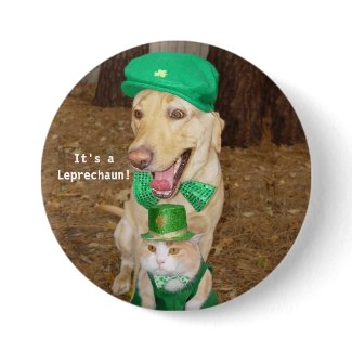 Leprechaun Sighting button