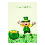 Leprechaun St. Patrick's Day Invitation