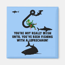 Leprechaun St Patricks day Magnets