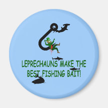 Leprechaun St Patricks day Refrigerator Magnets