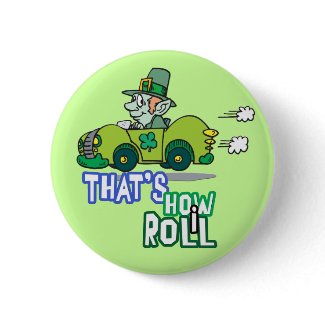 Leprechaun St. Pattys Button button