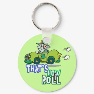 Leprechaun St. Pattys Keychain keychain