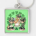 Leprechaun Trio Key Chains