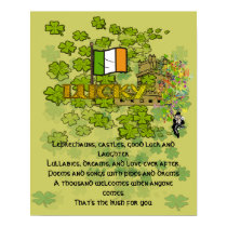 Leprechauns, Castles, Good Luck and Laughter posters
