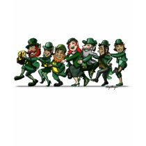 Leprechauns Conga t-shirts by KongaMonga Leprechauns Conga t-shirts