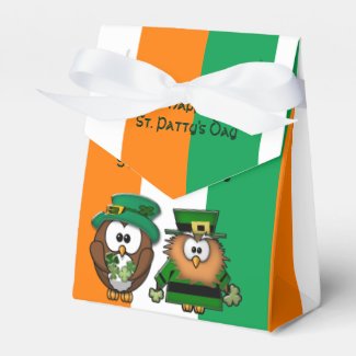 leprechowl for St. Patty's Day Party Favor Box