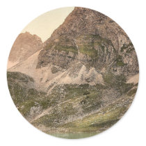 Lermoos, the Drachensee, Tyrol, Austro-Hungary mag Round Sticker