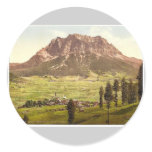 Lermoos, with the Zugspitze, Tyrol, Austro-Hungary stickers