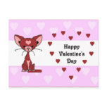 Leroy Cat Valentine's Day Postcard (Meet the Mews)