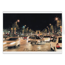 Les Champs-Elysées.  Paris.  (A Moment in Time) cards