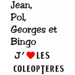Les Coléoptères funny pop music Shirts