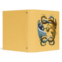 Les dragons jouent au ballon - vinyl binder