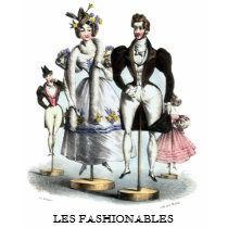 Les Fashionables by Philipon - Design on Front t-shirts by AntiqueImages Les Fashionables by Philipon - Design on Front t-shirts