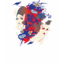Les Femmes De Nature t-shirts by brev87 Les Femmes De Nature t-shirts