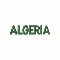 Les Fennecs Algeria Embroidered Sport top Embroidered Track Jacket
