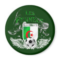 Les Fennecs Algeria flag Algerie magnets by LesFennecs Les Fennecs Algeria flag Algerie magnets