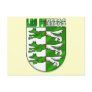 Les Fennecs Algeria flag Coat of Arms Postcard