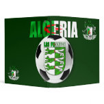 Les Fennecs Algeria flag soccer ball shield gifts Binder