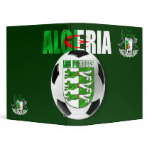 Les Fennecs Algeria flag soccer ball shield gifts binders