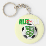 Les Fennecs Algeria flag soccer ball shield gifts Keychains