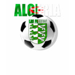 Les Fennecs Algeria flag soccer ball shield gifts shirt