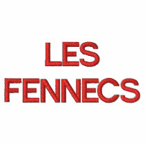 LES FENNECS embroidered hoody zip top embroidered shirts by LesFennecs LES FENNECS embroidered hoody zip top embroidered shirts