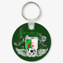 Les Fennecs flag of Algeria Algerie Keychain
