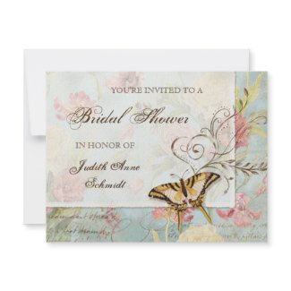 Les Fleur Pavoine - Bridal Shower Invitation invitation