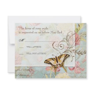 Les Fleur Pavoine - Rose n Peony Wedding invitation