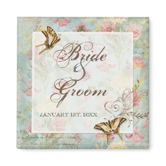 Les Fleur Pavoine - Rose n Peony Wedding magnet