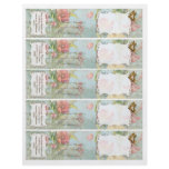 Les Fleurs Peony Rose Tulip Floral Flowers Wedding Personalized Flyer