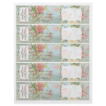 Les Fleurs Peony Rose Tulip Floral Flowers Wedding flyers