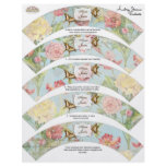 Les Fleurs Peony Rose Tulip Floral Flowers Wedding flyers