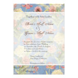 Les Fleurs Peony Rose Tulip Floral Flowers Wedding Personalized Invite