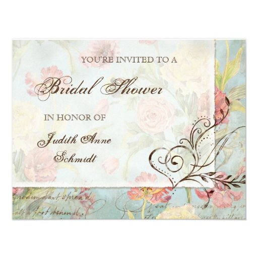 Les Fleurs Peony Rose Tulip Floral Flowers Wedding Announcement