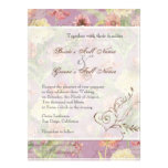 Les Fleurs Peony Rose Tulip Floral Flowers Wedding Personalized Invitations