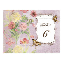 Les Fleurs Peony Rose Tulip Floral Flowers Wedding Post Cards
