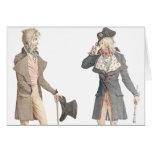Les Incroyables - Two Dapper French Dandys Greeting Card