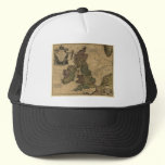 Les Isles Britanniques, 1700's Map hats
