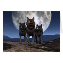 Les Loups cards by REDINARD Les Loups cards